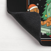 Christmas Radiology Tech Funny Gingerbread Man Rad Muismat (Hoek)