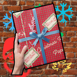 Christmas Rappin' Red Cadeaupapier