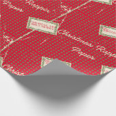 Christmas Rappin' Red Cadeaupapier (Hoek)