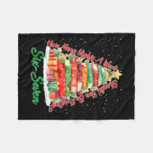 Christmas Reading 67 Six Seven Meme Teacher Book L Fleece Deken (Voorkant (Horizontaal))