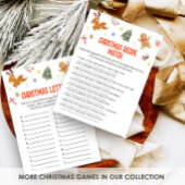 Christmas Recipe Match Game Feestdagenkaart