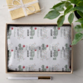 Christmas Recycling Garbage Truck Custom Name  Tissuepapier (Geschenk)