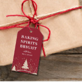 Christmas Red Baking Spirits  Cadeaulabel
