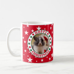 Christmas Red Bunny Lover's Custom Foto Koffiemok