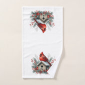 Christmas Red Cardinal  Bad Handdoek (Handdoek)