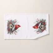 Christmas Red Cardinal  Bad Handdoek (Handdoek)