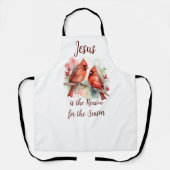 Christmas Red Cardinal Jesus Reason for Season Schort (Voorkant)