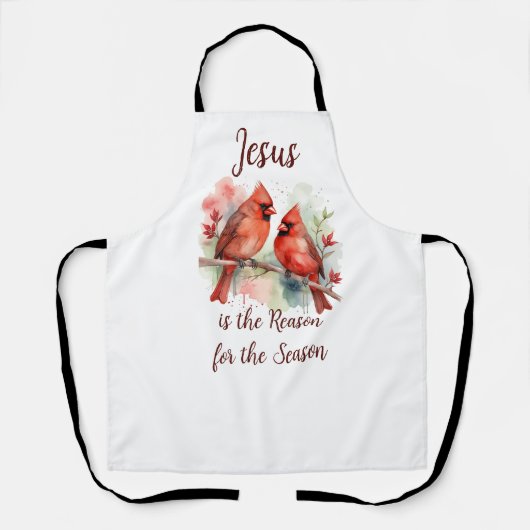 Christmas Red Cardinal Jesus Reason for Season Schort (Voorkant)