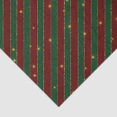 CHRISTMAS RED EN GROEN DIAGONAL STRIPES TISSUEPAPIER (Detail)