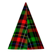 Christmas Red Green White Flannel Plaid Design Feesthoedjes (Achterkant)