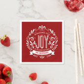 CHRISTMAS RED HOLIDAY JOY CHALKBOARD GEPERSONALISE SERVET (Insitu)