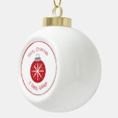 Christmas red ornament (Rechts)