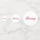 CHRISTMAS RED POINSETTIA-STROOMTABEL CONFETTI (Achterkanten)