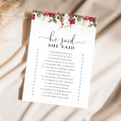 Christmas Red Poinsettia Vrijgezellenfeest spel