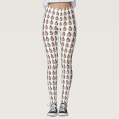 Christmas Red Robin Leggings (Voorkant)