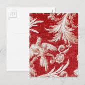 Christmas Red Shabby Hotel Feestdagenkaart (Voorkant / Achterkant)