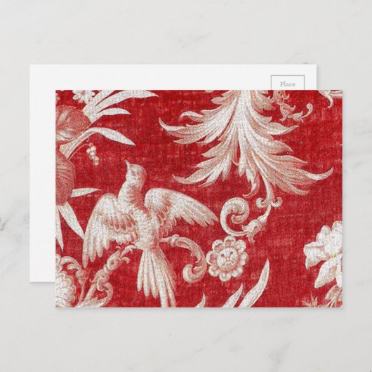 Christmas Red Shabby Hotel Feestdagenkaart (Voorkant / Achterkant)