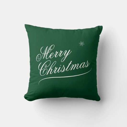 Christmas Red Throw Pillow Kussen (Voorkant)