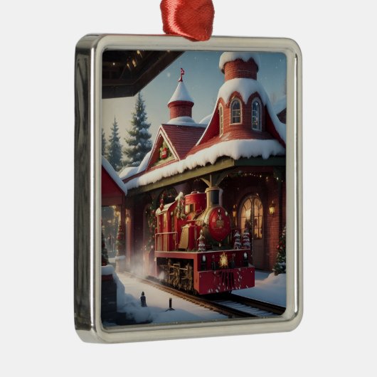 Christmas Red Train Ornament (Rechts)