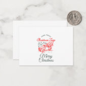 Christmas Red Truck van Sommer Hamilton Notitiekaartje (Voorkant / Achterkant in situ)