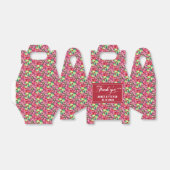  Christmas Red Wedding favor box Bedankdoosjes (Uitgevouwen)