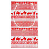 CHRISTMAS REIN DEER LAPLAND PATTERN S Cadeautas (Achterkant)