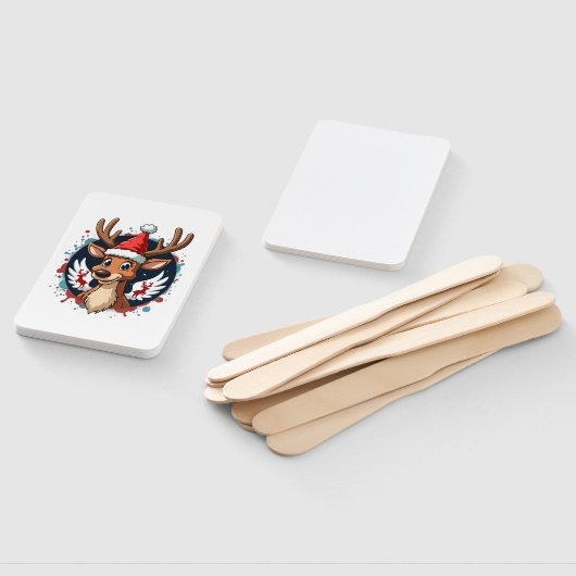 christmas Reindeer (2) Handwaaier (Niet-gemonteerd)