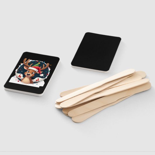 christmas Reindeer (2) Handwaaier (Niet-gemonteerd)