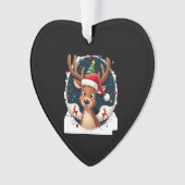 christmas Reindeer (2) Ornament (voorkant)