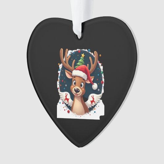 christmas Reindeer (2) Ornament (voorkant)