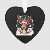christmas Reindeer (2) Ornament (voorkant)