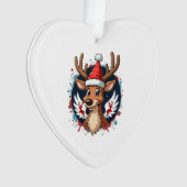 christmas Reindeer (2) Ornament (voorkant)