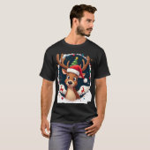 christmas Reindeer (2) T-shirt (Voorkant volledig)