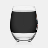 christmas Reindeer (2) Wijnglas Zonder Voet (Rechts)