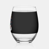 christmas Reindeer (2) Wijnglas Zonder Voet (Links)