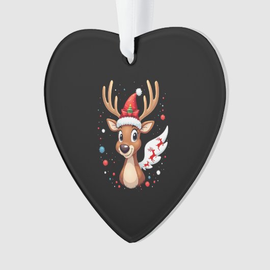 christmas Reindeer (5) Ornament (voorkant)