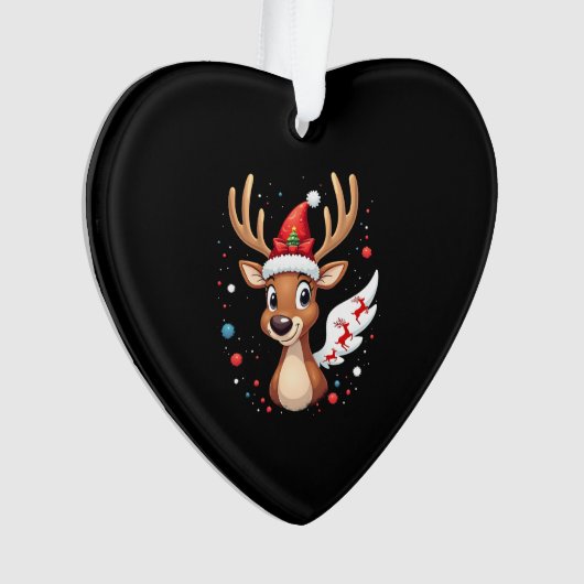christmas Reindeer (5) Ornament (voorkant)