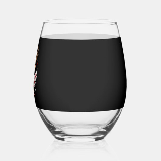 christmas Reindeer (5) Wijnglas Zonder Voet (Links)