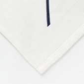 Christmas reindeer - baby blanket fleece deken (Hoek)