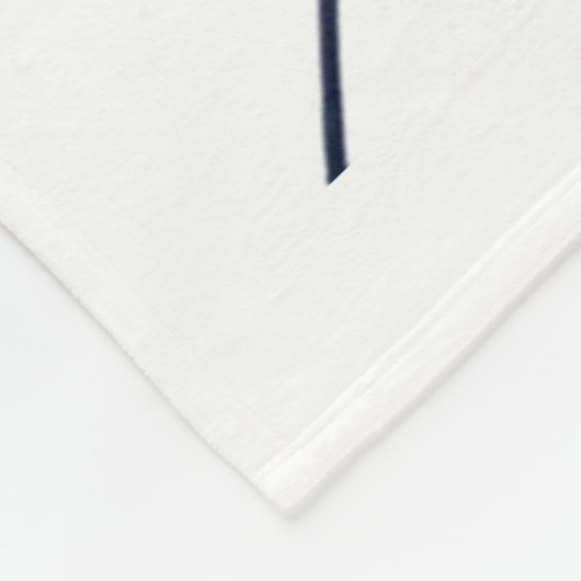 Christmas reindeer - baby blanket fleece deken (Hoek)