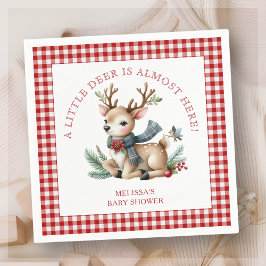 Christmas Reindeer Baby shower Servet