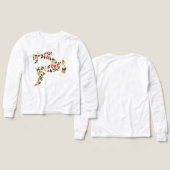 Christmas Reindeer Collage Hoodie – Festive Holida (Voorkant /achterkant)