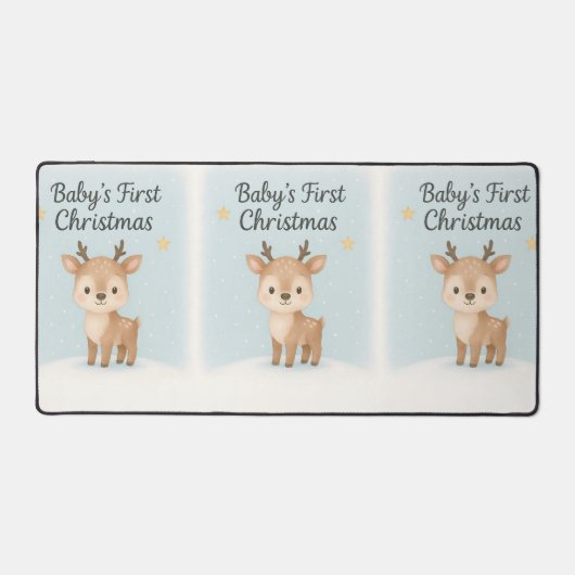 christmas reindeer cute gentle holiday  bureaumat (Voorkant)