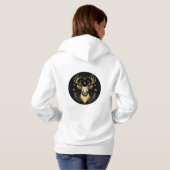 Christmas Reindeer Hoodie (Achterkant volledig)