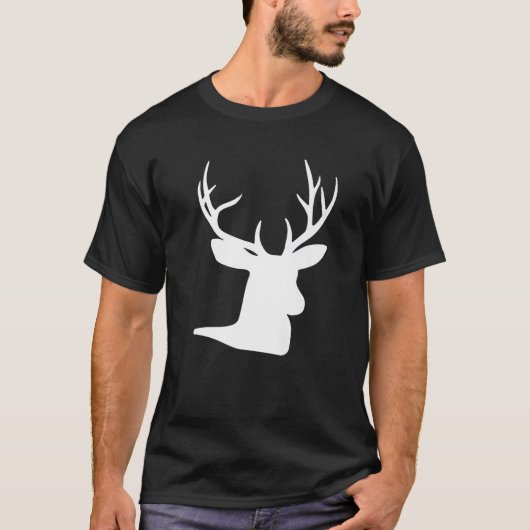 Christmas Reindeer Hunter Deer Meat Hunting Reinde T-shirt (Voorkant)