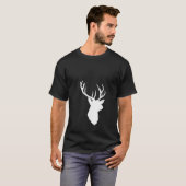 Christmas Reindeer Hunter Deer Meat Hunting Reinde T-shirt (Voorkant volledig)