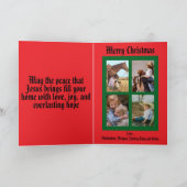 Christmas Reindeer Kaart (Binnen)