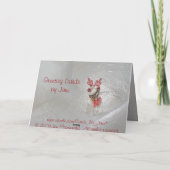 Christmas Reindeer Kaart van Janz (Achterkant)