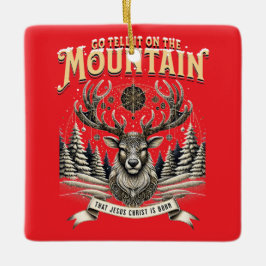 Christmas Reindeer Keramisch Ornament