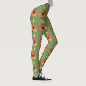 CHRISTMAS REINDEER LOVES CINNAMON SNOEP VROUWEN LEGGINGS (Rechts)